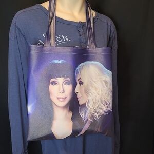 Cher "Here We Go Again" 2019 Concert VIP Tote Bag Purple